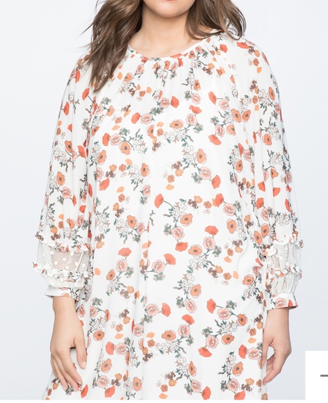 Pintuck Detail Trapeze Dress - Picture 3 of 5